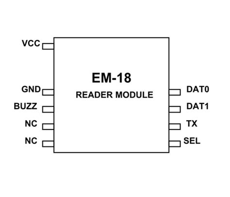 em 18 rfid reader module specification|em 18 reader module pinout.